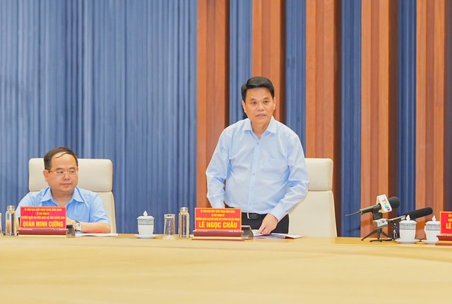 Ông Lê Ngọc Châu, Bí thư Thành ủy Hải Phòng phát biểu Ông Lê Ngọc Châu, Bí thư Thành ủy Hải Phòng phát biểu