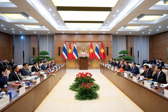 Quang cảnh buổi hội kiến.