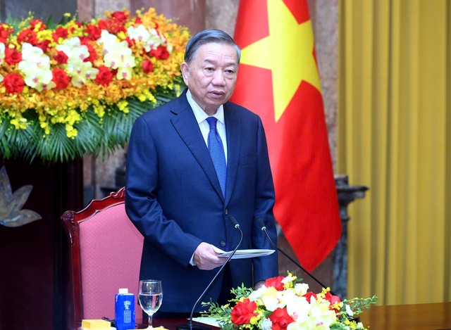 Tổng Bí thư, Chủ tịch nước Tô Lâm phát biểu tại cuộc tiếp các Trưởng đoàn tham dự Diễn đàn Tương lai ASEAN 2026.