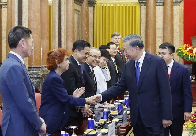 Tổng Bí thư, Chủ tịch nước Tô Lâm và các đại biểu. Ảnh: TTXVN.