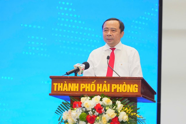Ông Vũ Hải Quân, Bộ trưởng Bộ Khoa học và Công nghệ phát biểu tổng kết và bế mạc Hội thảo Ông Vũ Hải Quân, Bộ trưởng Bộ Khoa học và Công nghệ phát biểu tổng kết và bế mạc Hội thảo