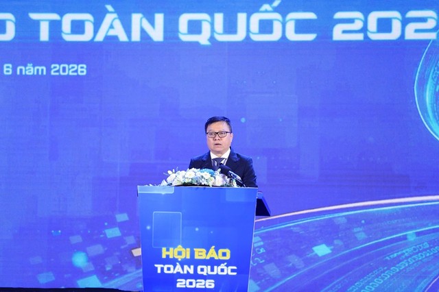 Ông Lê Quốc Minh, Ủy viên Trung ương Đảng, Tổng Biên tập Báo Nhân dân, Phó Trưởng Ban Tuyên giáo và Dân vận Trung ương, Chủ tịch Hội Nhà báo Việt Nam. Ảnh: Đức Thanh
