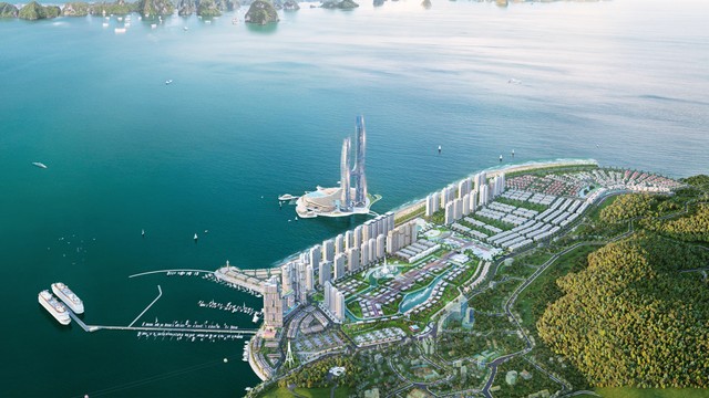 Sun Festo Town tọa lạc tại vị trí trung tâm Sun Elite City mở ra tầm nhìn đa sắc thái. Ảnh minh họa: Sun Property.