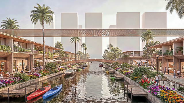 Không gian thơ mộng tại công viên Lễ hội. Ảnh minh họa: Sun Property.