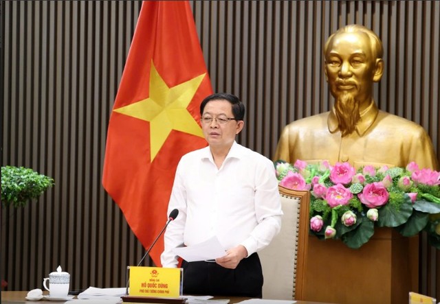 Phó Thủ tướng Hồ Quốc Dũng phát biểu kết luận hội nghị - Ảnh: VGP.