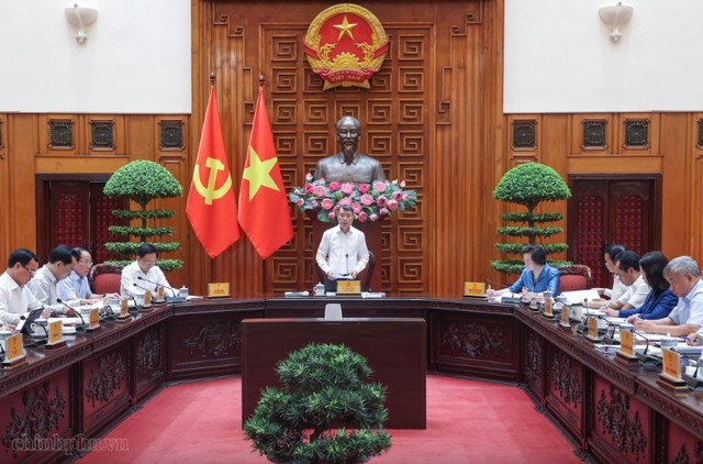 Thủ tướng Chính phủ yêu cầu nghiên cứu tích hợp các chương trình một cách thực chất, không cơ học, cộng dồn - Ảnh: VGP Thủ tướng Chính phủ yêu cầu nghiên cứu tích hợp các chương trình một cách thực chất, không cơ học, cộng dồn - Ảnh: VGP