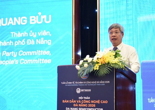 Ông Hồ Quang Bửu, Phó chủ tịch UBND TP Đà Nẵng phát biểu tại hội thảo. Ông Hồ Quang Bửu, Phó chủ tịch UBND TP Đà Nẵng phát biểu tại hội thảo.