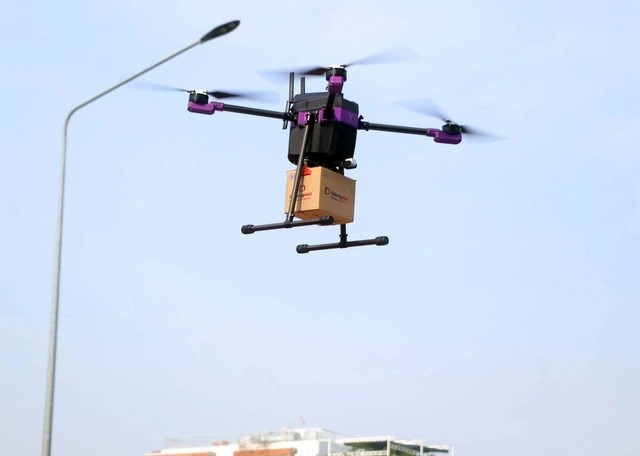 Thí điểm Drone giao hàng tại TP.HCM Thí điểm Drone giao hàng tại TP.HCM