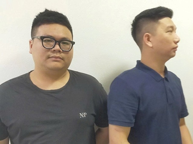Đối tượng Nguyễn Văn Hậu và Nguyễn Văn Bảo.