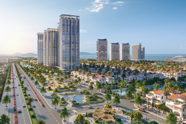 Beachtro Tower là tổ hợp căn hộ sở hữu lâu dài cuối cùng của Blanca City. Ảnh phối cảnh: Sun Property Beachtro Tower là tổ hợp căn hộ sở hữu lâu dài cuối cùng của Blanca City. Ảnh phối cảnh: Sun Property