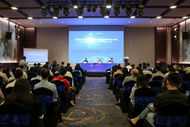 Toàn cảnh Đại hội đồng cổ đông thường niên năm 2026 của Tập đoàn Công nghệ CMC.