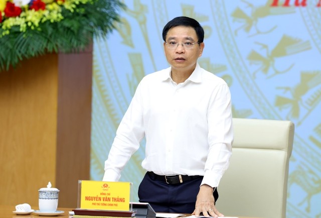 Phó Thủ tướng Nguyễn Văn Thắng kết luận cuộc làm việc - Ảnh: chinhphu.vn Phó Thủ tướng Nguyễn Văn Thắng kết luận cuộc làm việc - Ảnh: chinhphu.vn