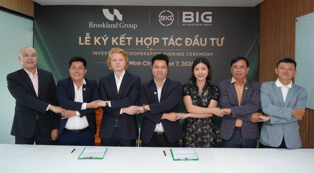 Ban lãnh đạo Tập đoàn BIG và BROOKLAND hợp tác chiến lược Ban lãnh đạo Tập đoàn BIG và BROOKLAND hợp tác chiến lược