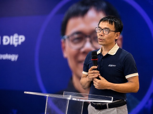 GS. Lại Ngọc Điệp, Đại học Paris - Saclay (Pháp). Ảnh: Linh Nguyễn