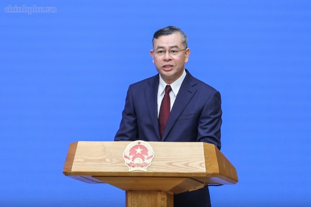 Bộ trưởng Bộ Tài chính Ngô Văn Tuấn phát biểu tại sự kiện- Ảnh: chinhphu.vn Bộ trưởng Bộ Tài chính Ngô Văn Tuấn phát biểu tại sự kiện- Ảnh: chinhphu.vn