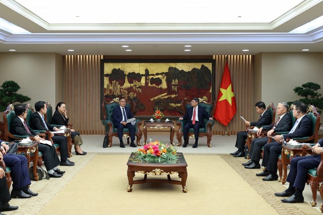 Thủ tướng Lê Minh Hưng tiếp Phó Thủ tướng, Bộ trưởng Bộ Tài chính Lào Santiphab Phomvihane - Ảnh: chinhphu.vn/Nhật Bắc Thủ tướng Lê Minh Hưng tiếp Phó Thủ tướng, Bộ trưởng Bộ Tài chính Lào Santiphab Phomvihane - Ảnh: chinhphu.vn/Nhật Bắc