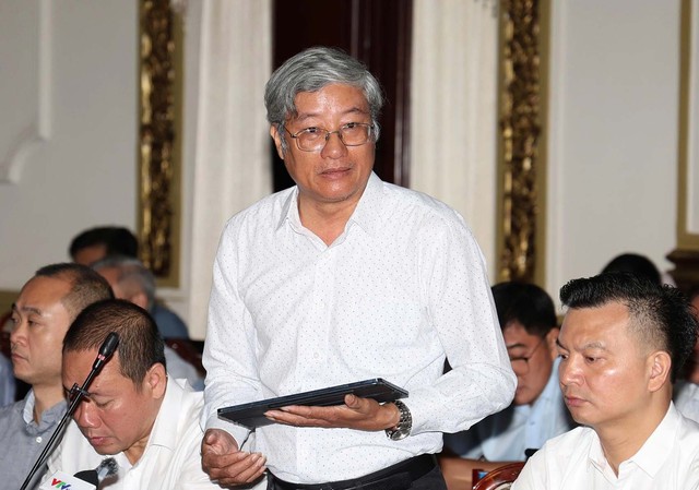 Ông Phạm Bình An, Phó Viện trưởng Viện Nghiên cứu phát triển TP.HCM lưu ý cần thận trọng khi đánh giá số liệu doanh nghiệp rút lui khỏi thị trường, bởi một phần trong số này có thể xuất phát từ yếu tố kỹ thuật hành chính. Ảnh: NT