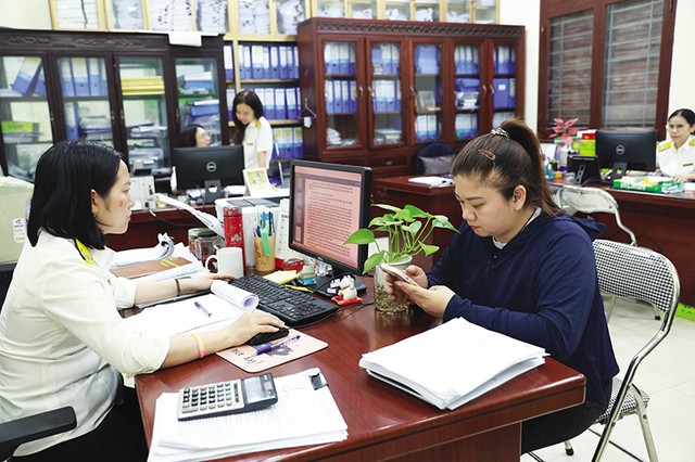 Hoạt động quản lý thuế được đẩy mạnh nhằm nâng cao hiệu quả thu ngân sách nhà nước. Ảnh: Đức Thanh Hoạt động quản lý thuế được đẩy mạnh nhằm nâng cao hiệu quả thu ngân sách nhà nước. Ảnh: Đức Thanh