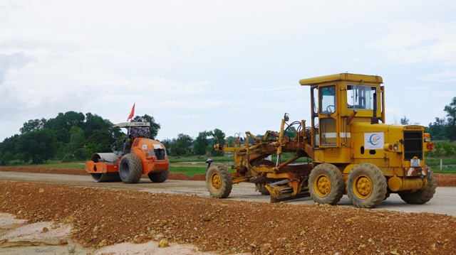 Hiện trạng Dự án Đường ven biển kết nối Hành lang kinh tế Đông - Tây tỉnh Quảng Trị, giai đoạn 1.