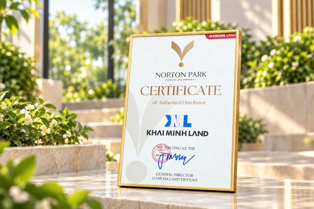 Khải Minh Land – Đối tác phân phối chính thức dự án Norton Park Khải Minh Land – Đối tác phân phối chính thức dự án Norton Park