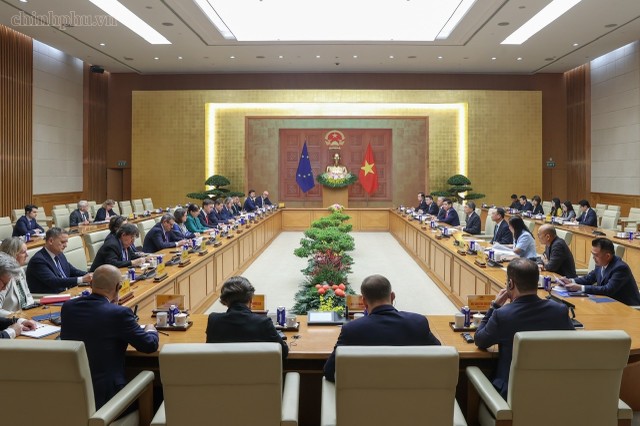 Hai bên nhất trí trước mắt cần chuẩn bị tốt cho hoạt động đối ngoại cấp cao và đẩy nhanh việc cụ thể hóa khuôn khổ Đối tác chiến lược toàn diện bằng những chương trình, dự án hợp tác thiết thực - Ảnh: chinhphu.vn/Nhật Bắc Hai bên nhất trí trước mắt cần chuẩn bị tốt cho hoạt động đối ngoại cấp cao và đẩy nhanh việc cụ thể hóa khuôn khổ Đối tác chiến lược toàn diện bằng những chương trình, dự án hợp tác thiết thực - Ảnh: chinhphu.vn/Nhật Bắc