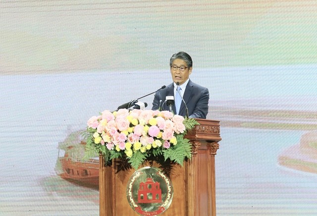 Đại sứ Nhật Bản tại Việt Nam phát biểu chúc mừng