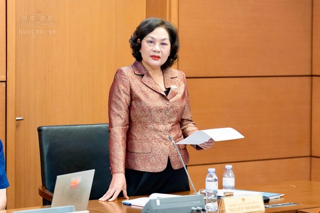 Phó Chủ tịch Quốc hội Nguyễn Thị Hồng phát biểu tại tổ - Ảnh: QH. Phó Chủ tịch Quốc hội Nguyễn Thị Hồng phát biểu tại tổ - Ảnh: QH.