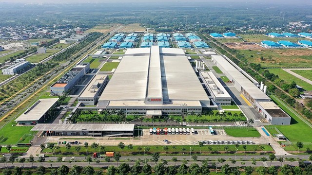 EU đang thúc đẩy các khoản đầu tư chất lượng cao vào Việt Nam. Trong ảnh: Nhà máy của Tập đoàn Bosch (Đức) tại Đồng Nai