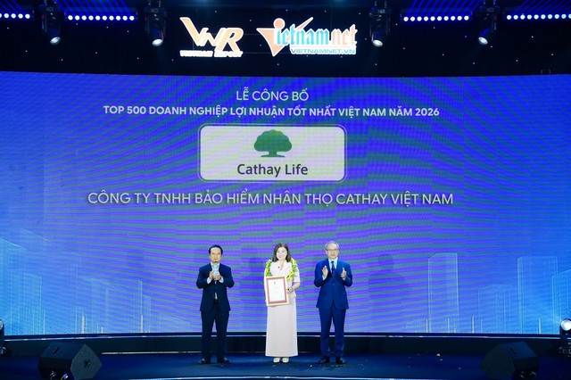 Cathay Life tiếp tục được ghi nhận tại PROFIT500 năm 2026 Cathay Life tiếp tục được ghi nhận tại PROFIT500 năm 2026