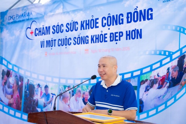Ông Nguyễn Mạnh Thắng - Giám đốc Đối ngoại Công ty Cổ phần Dược Hậu Giang chia sẻ về hành trình đồng hành cùng ngành y tế chăm sóc người dân khó khăn. Ông Nguyễn Mạnh Thắng - Giám đốc Đối ngoại Công ty Cổ phần Dược Hậu Giang chia sẻ về hành trình đồng hành cùng ngành y tế chăm sóc người dân khó khăn.