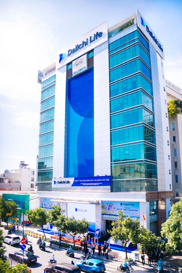 Tòa nhà Trụ sở Chính Daiichi Life Việt Nam tại TP. Hồ Chí Minh chính thức khoác lên mình nhận diện thương hiệu mới từ ngày 28/10/2026