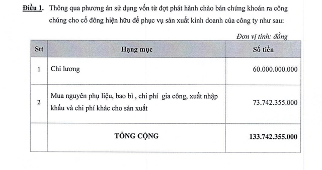 Garmex Sài Gòn (GMC): Phát hành cổ phiếu tăng vốn, nhưng dùng 45% để... chi lương ảnh 1