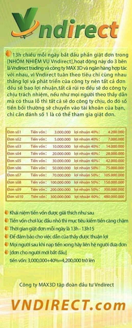 Hình ảnh đính kèm được CTCK VND gửi tới email khách hàng nhằm cảnh báo về hành vi mạo danh