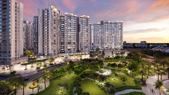 Khu phức hợp Westgate sở hữu mảng xanh rộng lớn. Ảnh phối cảnh Khu phức hợp Westgate sở hữu mảng xanh rộng lớn. Ảnh phối cảnh