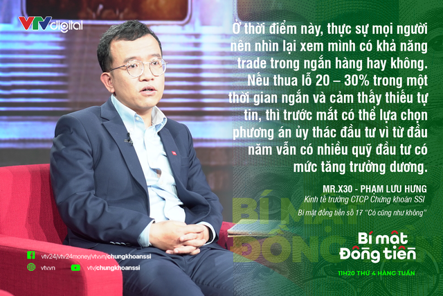 Mr.X30 khuyên nhà đầu tư nên có khoảng lặng để nhìn lại các khoản đầu tư của mình trước đó và điều chỉnh chiến lược đầu tư mới cho hiệu quả trước khi quay lại thị trường. Trong lúc đó, có thể tìm đến các sản phẩm đầu tư khác hoặc ủy thác quỹ để tối ưu hóa lợi nhuận và quản trị rủi ro cho tài sản bởi thị trường vẫn hiện hữu rất nhiều cơ hội. Mr.X30 khuyên nhà đầu tư nên có khoảng lặng để nhìn lại các khoản đầu tư của mình trước đó và điều chỉnh chiến lược đầu tư mới cho hiệu quả trước khi quay lại thị trường. Trong lúc đó, có thể tìm đến các sản phẩm đầu tư khác hoặc ủy thác quỹ để tối ưu hóa lợi nhuận và quản trị rủi ro cho tài sản bởi thị trường vẫn hiện hữu rất nhiều cơ hội.