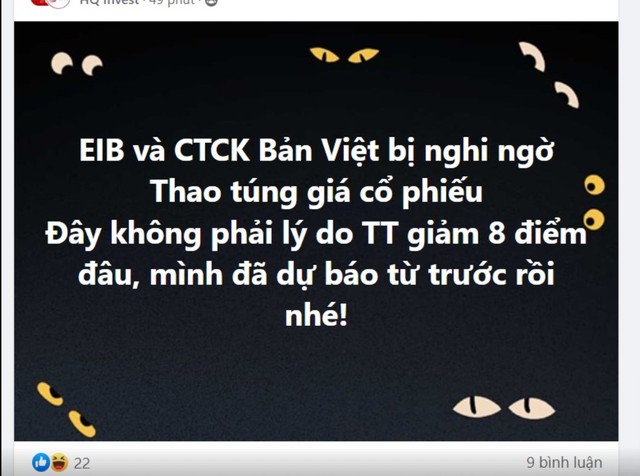 Ảnh chụp màn hình một nội dung đăng tải trên diễn đàn, hiện nội dung post này đã bị xóa