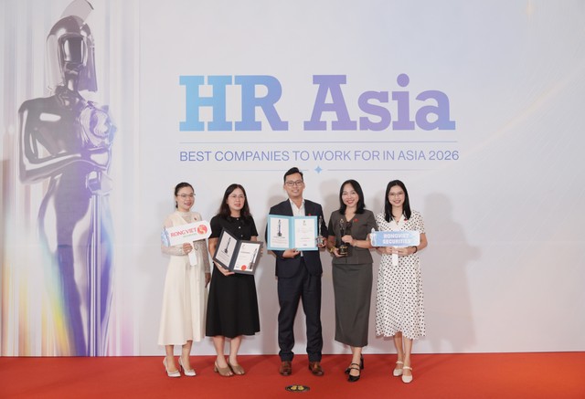 Rồng Việt ghi dấu ấn với bộ đôi giải thưởng tại HR Asia Awards 2026 Rồng Việt ghi dấu ấn với bộ đôi giải thưởng tại HR Asia Awards 2026