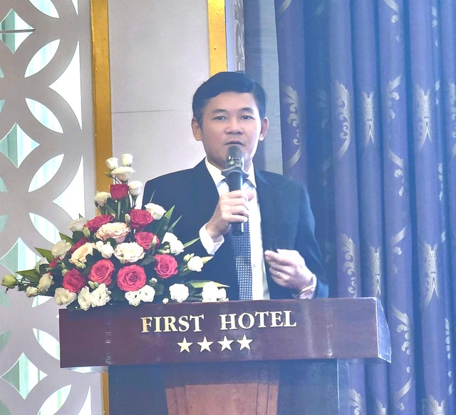 Chủ tịch HĐQT Trần Như Tùng tại đại hội TCM.