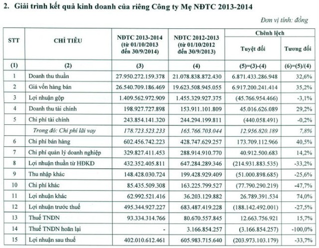 HSG ước hoàn thành chỉ 68% kế hoạch lợi nhuận năm 2014 ảnh 2