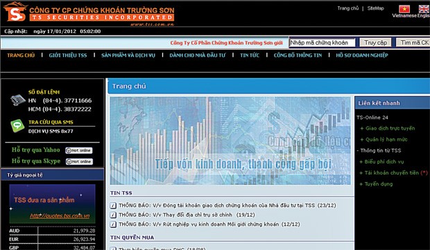 Nhà đầu tư thi nhau "tố" CTCK Trường Sơn  ảnh 1 Nhà đầu tư thi nhau "tố" CTCK Trường Sơn  ảnh 1