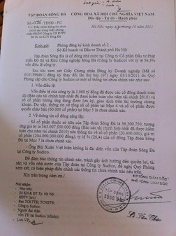 Vụ Sudico: Những "góc khuất" chưa được làm rõ ảnh 2 Vụ Sudico: Những "góc khuất" chưa được làm rõ ảnh 2