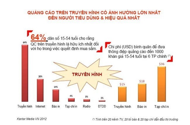 Quảng cáo Việt Nam 2012 đạt 20.400 tỷ đồng ảnh 1