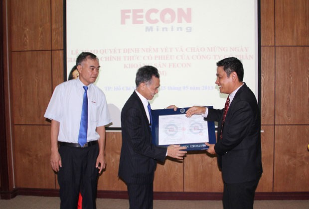 Khoáng sản FECON chính thức lên sàn ảnh 1 Khoáng sản FECON chính thức lên sàn ảnh 1