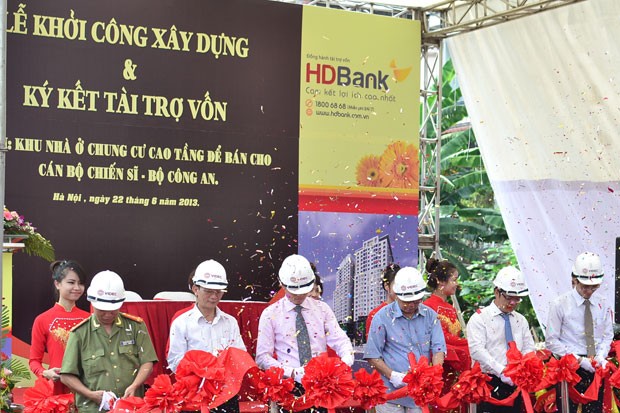 Khởi công dự án nhà phục vụ cán bộ thuộc Bộ Công An ảnh 1