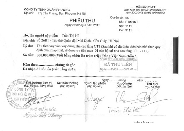 Dự án CT1B Tân Tây Đô: Khách hàng đòi nợ chủ đầu tư ảnh 1
