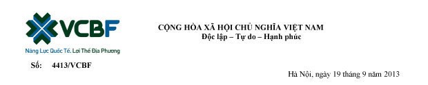 VCBF: Thông báo phát hành chứng chỉ quỹ ra công chúng ảnh 1