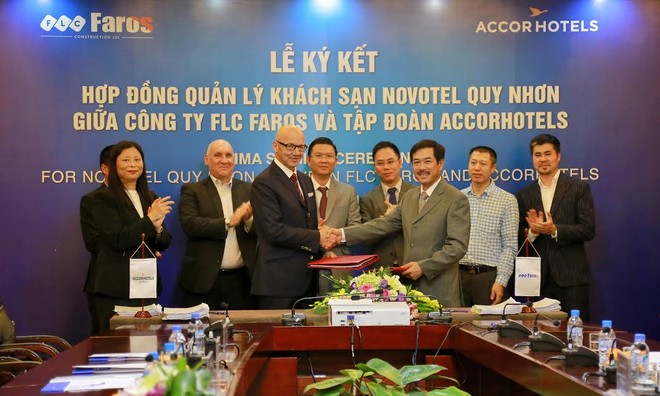 Lễ ký giữa FLC Faros và Tập đoàn AccorHotels là dấu mốc quan trọng trong chiến lược hợp tác giữa hai đơn vị