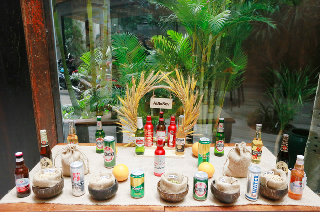 Những dòng sản phẩm của AB InBev trong buổi kết nối mọi người vì một thế giới tốt đẹp hơn