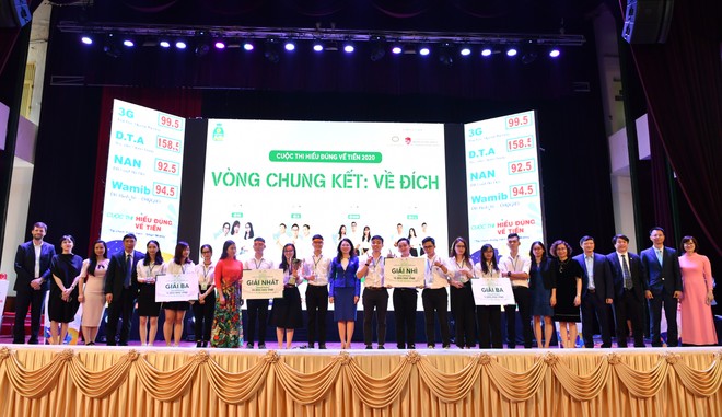 Học viện Ngân hàng đoạt giải quán quân cuộc thi Hiểu đúng về tiền 2020