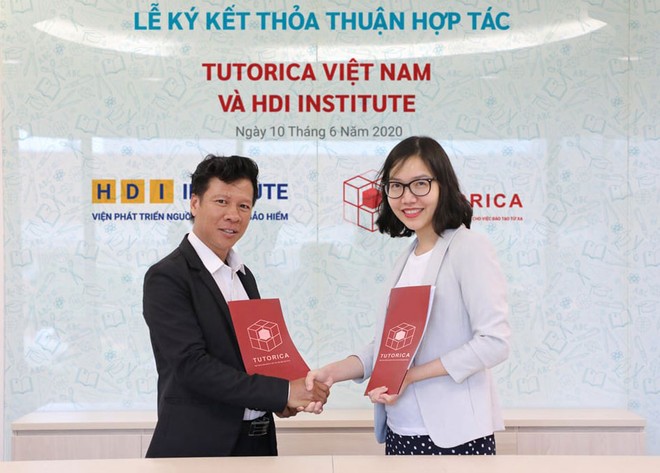 HDI Institute ký hợp tác với Tutorica về đào tạo bảo hiểm online
